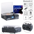 Q-Sonic 4in1-Plattenspieler mit Bluetooth, Digitalisier-Funktion und Software
