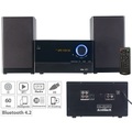 auvisio Micro-Stereoanlage, CD-Player, Radio, MP3-Player, Bluetooth, 60 Watt