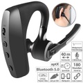 Callstel Headset, Bluetooth 5, aptX, 2 HD-Mikrofone, Windgeräusch-Unterdrückung
