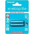 Panasonic eneloop lite NiMH-Akkus AAA / Micro, 1,2 Volt, 550 mAh, 2er-Pack
