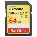 Sandisk SDXC-Karte Extreme Uhs-I U3 Card - Speicherkarte (64 GB, Schwarz)