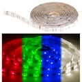 Luminea, Luminea RGBW-LED-Streifen LAX-206, 2 m, 240 Lumen, warmweiss, dimmbar, IP44