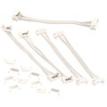 Luminea 5er-Set Verbindungs-Kabel für RGB-LED-Streifen der Serie LAC