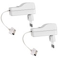 Apple Ladegerät für iPhone & iPod, Dock-Connector, Kabel ausziehbar, 2er-Set