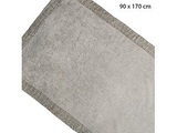 Strandbadetuch Malibu, Frottee aus 100% Baumwolle, 90x170 cm, grau