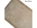 Strandbadetuch Malibu, Frottee aus 100% Baumwolle, 90x170 cm, braun