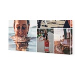 Leinwand mit Fotocollage als Panorama im Format 40 x 20 cm