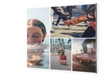 Fotocollage auf Alu Dibond im Format 70 x 70 cm quadratisch im Format 70 x 70 cm