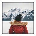 myposter, Poster im Alurahmen eckig in schwarz matt im Format 60 x 45 cm