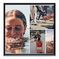 Fotorahmen Kunststoff in schwarz im Format 18 x 13 cm