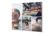 Fotocollage Glasbild quadratisch im Format 20 x 20 cm
