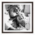 Foto auf Poster im Format 60 x 60 cm im Holzrahmen im Format 60 x 60 cm, braun in braun quadratisch im Format 60 x 60 cm