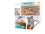 PVC Banner Collage quadratisch im Format 110 x 110 cm