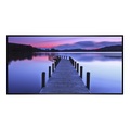 Poster im Alu Bilderrahmen eckig in schwarz als Panorama im Format 50 x 25 cm
