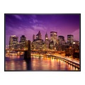 Poster im Alubilderrahmen rund in schwarz matt DIN Format im Format 84,1 x 59,4 cm