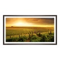 Foto auf Poster im Format 50 x 25 cm im Holzrahmen im Format 50 x 25 cm, braun in braun als Panorama im Format 50 x 25 cm