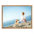myposter, Fotoleinwand im Schattenfugen Rahmen Eiche Natur für Fotos auf Leinwand im Format 45 x 30 cm