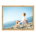 Gallery Bond im Schattenfugen Rahmen Natur im Format 28 x 21 cm