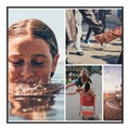 Fotocollage auf Alu Dibond im Format 45 x 30 cm im Format 45 x 30 cm im Rahmen