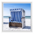 Foto auf Platte im Schattenfugen Rahmen in weiß quadratisch im Format 30 x 30 cm