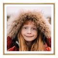 Foto auf Hahnemühle Papier im Rahmen Alu rund in gold im Format 30 x 20 cm