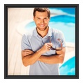 myposter, Fotos auf Leinwand im Schattenfugen Rahmen für Fotos auf Leinwand in schwarz quadratisch im Format 70 x 70 cm