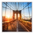 myposter, Fotoabzug auf Hahnemühle im Alurahmen rund in silber chrom im Format 80 x 60 cm