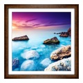 Poster im Bilderrahmen Holz Kastanie used im Format 15 x 10 cm