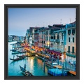 myposter, Fotoleinwände im Schattenfugen Rahmen für Fotos auf Leinwand in schwarz als Panorama im Format 80 x 20 cm