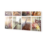 Fotocollage auf Forexplatte im Format 80 x 40 cm als Panorama im Format 80 x 40 cm