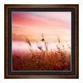 Poster im Bilderrahmen Kastanienholz Naturfarbe used quadratisch im Format 10 x 10 cm