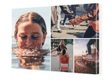 Fotocollage als Leinwand drucken DIN Format im Format 21 x 14,8 cm