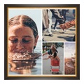myposter, Fotocollage als Poster DIN Format im Format 29,7 x 21 cm im Rahmen