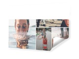 PVC Banner Collage als Panorama im Format 75 x 15 cm