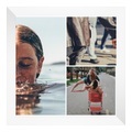 Poster mit Fotocollage als Panorama im Format 90 x 45 cm im Rahmen