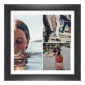 Poster mit Fotocollage als Panorama im Format 60 x 30 cm im Rahmen