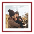 myposter, Poster im Bilderrahmen Holz in rot im Format 60 x 40 cm