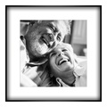 Foto auf Hahnemühle Papier im Rahmen Alu eckig in schwarz im Format 30 x 20 cm