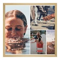 Fotocollage als Poster im Format 40 x 30 cm im Format 40 x 30 cm im Rahmen