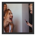 Foto auf Forex im Schattenfugen Rahmen in schwarz im Format 30 x 20 cm