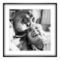 Foto auf Hahnemuehle im Format 24 x 18 cm im Alurahmen im Format 24 x 18 cm, schwarz in schwarz im Format 24 x 18 cm