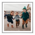 Foto auf Poster im Format 20 x 10 cm im Alurahmen im Format 20 x 10 cm, silber in silber als Panorama im Format 20 x 10 cm