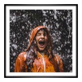 Foto auf Hahnemuehle im Format 23 x 23 cm im Alurahmen im Format 23 x 23 cm, schwarz in schwarz quadratisch im Format 23 x 23 cm