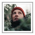Foto auf Poster im Format 90 x 60 cm im Alurahmen im Format 90 x 60 cm, silber in silber im Format 90 x 60 cm