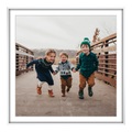 Foto auf Poster im Format 15 x 10 cm im Alurahmen im Format 15 x 10 cm, weiß in weiß im Format 15 x 10 cm