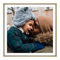 Foto auf Poster im Format 30 x 20 cm im Alurahmen im Format 30 x 20 cm, gold in gold im Format 30 x 20 cm