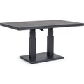 Gartentisch Truman höhenverstellbar anthrazit 140x85