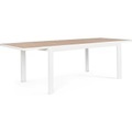 Garten Ausziehtisch Belmar weiss 160-240x100