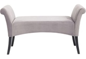 Kare Design, Polsterbank Motley Velvet Silvergrey