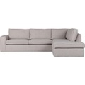 Ecksofa Hajo rechts Bouclé natur 283x197
